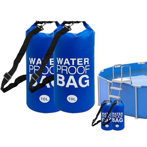 SZJZYWJS Pool-Stufengewichte, Poolgewichte für Leitern, wasserdichte Poolleitergewichte für oberirdische Pools mit robustem Nylon und Griff, funktioniert mit oberirdischen und unterirdischen von SZJZYWJS