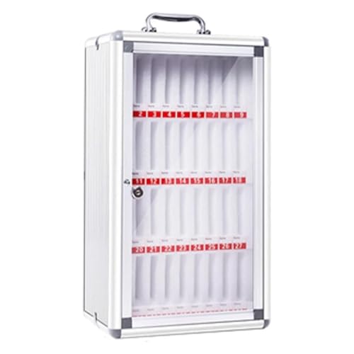 24/36/48/60 Fächer Handy-Aufbewahrungsschrank Handy-Aufbewahrungsbox (mit Schloss) Handy-Safe Für Klassenzimmer, Werkstätten, Sporthallen(36) von SZKTHD