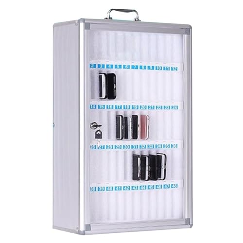 Handy-Aufbewahrungsschrank Handy-Schließfächer Mit 36/48/60 Fächern Handy-Safes Für Klassenzimmer Fabriken Und Konferenzräume(60) von SZKTHD