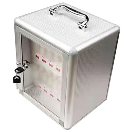 SZKTHD 6/12/24/36/48/60 Steckplätze Großraum-Handyaufbewahrungsbox mit Schloss Handyaufbewahrungsschrank Für Klassenzimmer, Büros und Fabriken(12) von SZKTHD