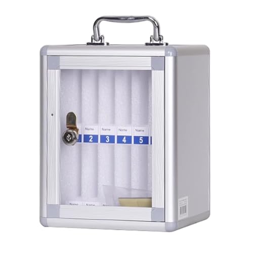 SZKTHD Handy-Schließfach Mit 8–60 Fächern Tragbare Handy-Aufbewahrungsbox Aus Aluminiumlegierung Zur Wandmontage Für Klassenzimmer Büro Konferenzen Fitnessstudios(12) von SZKTHD