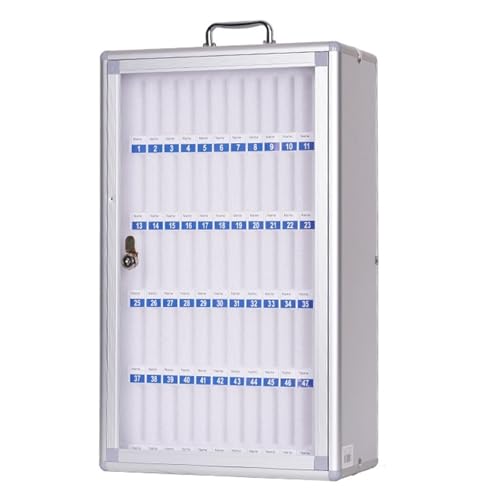 SZKTHD Handy-Schließfach Mit 8–60 Fächern Tragbare Handy-Aufbewahrungsbox Aus Aluminiumlegierung Zur Wandmontage Für Klassenzimmer Büro Konferenzen Fitnessstudios(60) von SZKTHD