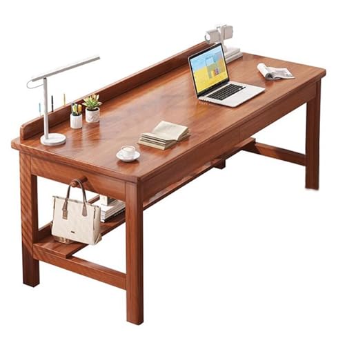 SZKTHD Massivholz-Computertisch Mit Schublade Schreibtisch Für Studenten Home-Office-Schreibtisch 80/100/120 cm Moderner Minimalistischer Stil(80X60X75CM) von SZKTHD