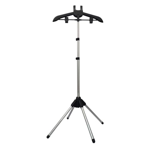 Display Stand Kleiderbügel Kleidungsstück Faltbare Stativ Dampfer Rack Tücher Eisen Hängen Ständer Kleidung Trocknen Rack BlackT99C von SZLAHLZR