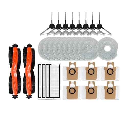 Kompatibel Mit Xiaomi Roboterstaubsauger X20 Pro / D102GL Zubehör-Kit Hauptseitenbürste Hepa-Filter Mopptuch Staubbeutel Ersatz Kompatibel Mit Xiaomi Roboterstaubsauger X20 Pro / D102GL Zubehör-Kit Hauptseitenbürste Hepa-Filter Mopptuch Staubbeutel Ersatz von SZLAHLZR