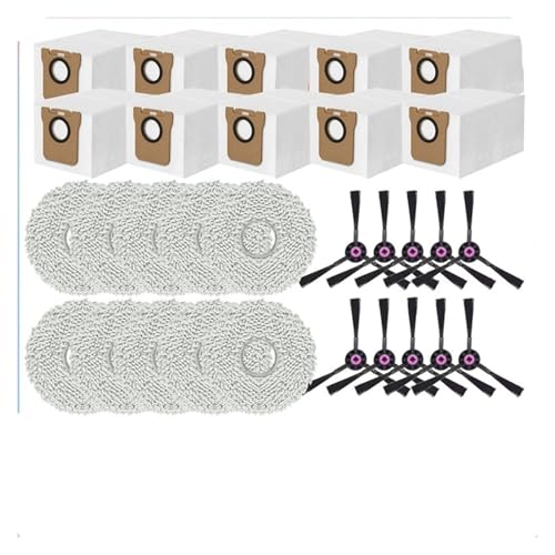SZLAHLZR 30 STÜCKE Kompatibel for JONR P20 PRO Roboter-staubsauger Ersatzzubehör Seitenbürste Mopptuch Staubbeutel Haushaltsreinigung SZLAHLZR 30 STÜCKE Kompatibel for JONR P20 PRO Roboter-staubsauger Ersatzzubehör Seitenbürste Mopptuch Staubbeutel Haushaltsreinigung von SZLAHLZR