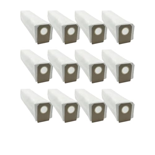 SZLAHLZR Kompatibel for Uwant V100/K100 Staubsauger Zubehör Ersatz Teile Müll Staub Taschen(White 12PCS) von SZLAHLZR