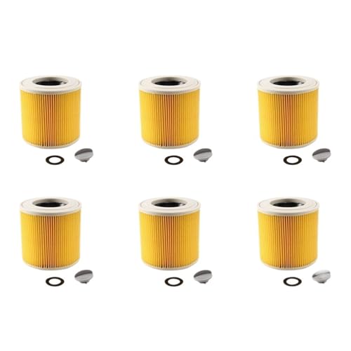 X17A 2025 NEU - 6X Hochwertige Ersatz-Staubfilterbeutel Kompatibel For Karcher Staubsaugerteile Patronen-HEPA-Filter WD2250 WD von SZLAHLZR