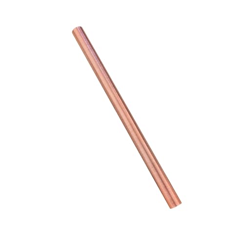 SZLIZHUO 1 Stück 99,98% reines Kupfer 12 mm Durchmesser 204 mm Länge Kupferrundstab Rundprofil Rundmaterial Vollmaterial (1 Stück, 12x204 mm) von SZLIZHUO