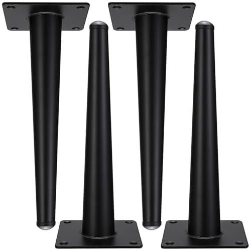 Ersatze Möbelfüße, 4 Stück Mobelbeine schwarz Möbelfüsse Konisch Sofasfüße Kaltgewalztem Stahl | Eloxierte Oberfläche Stützfüße Höhe: 10-35cm Sideboard Sockelfuß Nachttisch Stützrahmen 20cm/7.9" Ersatze Möbelfüße, 4 Stück Mobelbeine schwarz Möbelfüsse Konisch Sofasfüße Kaltgewalztem Stahl | Eloxierte Oberfläche Stützfüße Höhe: 10-35cm Sideboard Sockelfuß Nachttisch Stützrahmen 20cm/7.9" von SZLXJMFL