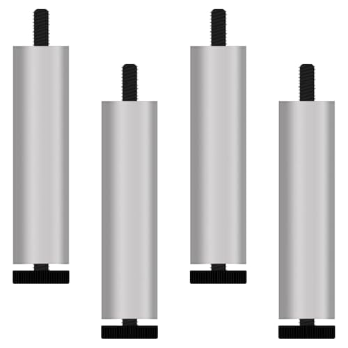 Metallfüße Silber, 4er Set Möbelfüsse Höhenverstellbare Mobelbeine Rund Möbelfüsse Aluminiumlegierung | Eloxierte Oberfläche Stützfüße Optionale Höhe: 6-40cm Tischfüße Sockelfuße Kommode 25cm/9.8" Metallfüße Silber, 4er Set Möbelfüsse Höhenverstellbare Mobelbeine Rund Möbelfüsse Aluminiumlegierung | Eloxierte Oberfläche Stützfüße Optionale Höhe: 6-40cm Tischfüße Sockelfuße Kommode 25cm/9.8" von SZLXJMFL