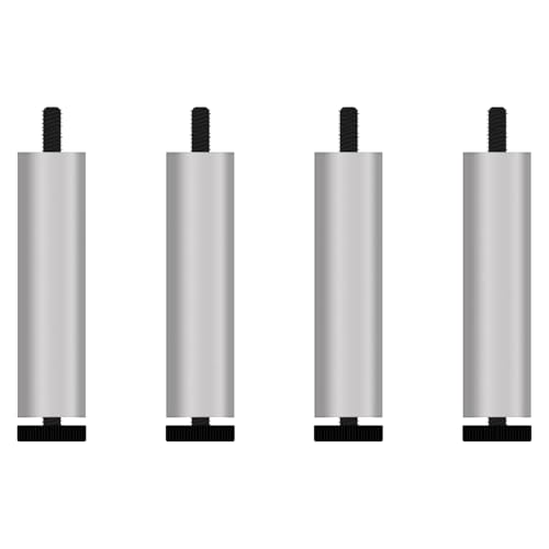 Metallfüße Silber, 4er Set Möbelfüsse Höhenverstellbare Mobelbeine Rund Möbelfüsse Aluminiumlegierung | Eloxierte Oberfläche Stützfüße Optionale Höhe: 6-40cm Tischfüße Sockelfuße Kommode 25cm/9.8" Metallfüße Silber, 4er Set Möbelfüsse Höhenverstellbare Mobelbeine Rund Möbelfüsse Aluminiumlegierung | Eloxierte Oberfläche Stützfüße Optionale Höhe: 6-40cm Tischfüße Sockelfuße Kommode 25cm/9.8" von SZLXJMFL