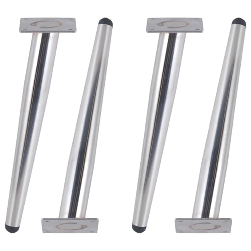 Möbelbeine Metall, 4 Stück Mobelbeine Silber Möbelfüße Konisch Sofasfüße Edelstahl | Oberfläche ist Lackiert Stützfüße Höhe: 15-30cm Sockelfuße TV Schrank Lowboard Regale Stützrahmen 30cm/11.8" Möbelbeine Metall, 4 Stück Mobelbeine Silber Möbelfüße Konisch Sofasfüße Edelstahl | Oberfläche ist Lackiert Stützfüße Höhe: 15-30cm Sockelfuße TV Schrank Lowboard Regale Stützrahmen 30cm/11.8" von SZLXJMFL