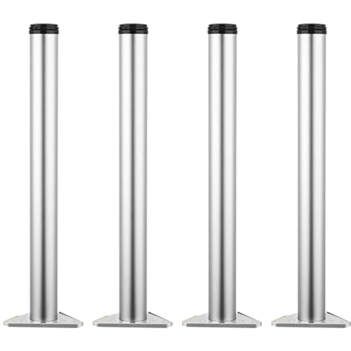 Möbelbeine Verstellbar, 4 Stück Möbelfüße Silber Möbelfüsse Metall Sofasfüße Edelstahl | Backlackprozess Oberfläche Stützfüße Optionale Höhe: 20-110cm Sockelfuße Schrank Hocker Bank Bar 100cm/39.4" Möbelbeine Verstellbar, 4 Stück Möbelfüße Silber Möbelfüsse Metall Sofasfüße Edelstahl | Backlackprozess Oberfläche Stützfüße Optionale Höhe: 20-110cm Sockelfuße Schrank Hocker Bank Bar 100cm/39.4" von SZLXJMFL