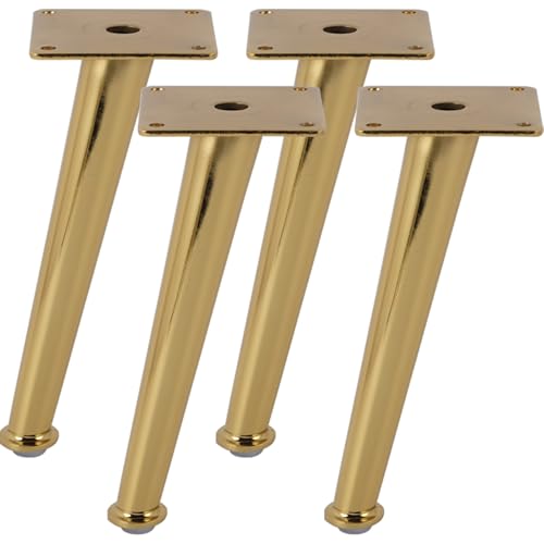 Möbelfüße Metall, 4 Stück Mobelbeine Ersatz Möbelfüsse Gold Sofasfüße Eisen | Galvanik Oberfläche Stützfüße Höhe: 10-30cm Sockelfuße Lehrstuhl Ottoman Schreibtisch Esszimmer Hocker Regale 17cm/6.7" Möbelfüße Metall, 4 Stück Mobelbeine Ersatz Möbelfüsse Gold Sofasfüße Eisen | Galvanik Oberfläche Stützfüße Höhe: 10-30cm Sockelfuße Lehrstuhl Ottoman Schreibtisch Esszimmer Hocker Regale 17cm/6.7" von SZLXJMFL
