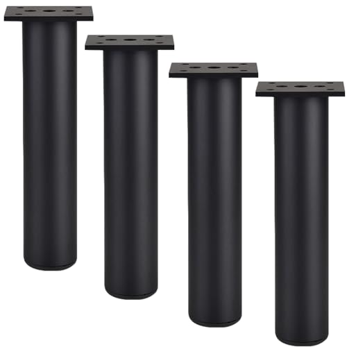 Möbelfüße Schwarz, 4 Stück Verstellbar Möbelfüsse Rundprofil Aluminiumlegierung | Eloxierte Oberfläche Möbelbeine Höhe: 6-40cm Sockelfuß Schrank Füße Couchtisch Beine Tischfüße Sofasfüße 40cm/15.7" Möbelfüße Schwarz, 4 Stück Verstellbar Möbelfüsse Rundprofil Aluminiumlegierung | Eloxierte Oberfläche Möbelbeine Höhe: 6-40cm Sockelfuß Schrank Füße Couchtisch Beine Tischfüße Sofasfüße 40cm/15.7" von SZLXJMFL