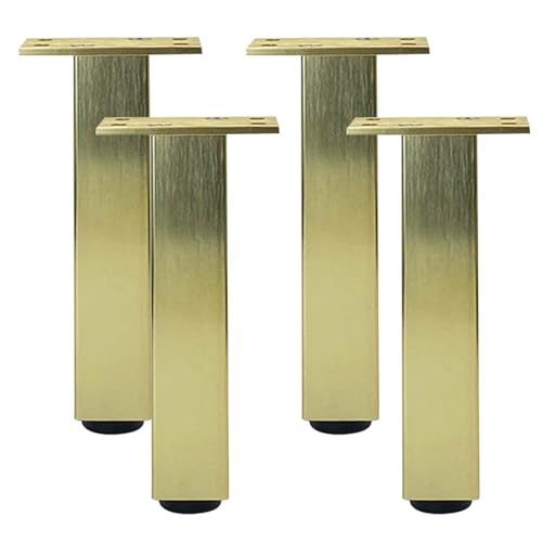 SZLXJMFL Gold 4×Schrankfüße Höhenverstellbar, Möbelfüße Möbelfüsse Höhe: 6-40cm Sockelfuß Ø25mm Sideboard/Nachtschrank Füße Rund Möbelbeine Aluminium, Eloxierte Oberfläche-25cm/9.8in SZLXJMFL Gold 4×Schrankfüße Höhenverstellbar, Möbelfüße Möbelfüsse Höhe: 6-40cm Sockelfuß Ø25mm Sideboard/Nachtschrank Füße Rund Möbelbeine Aluminium, Eloxierte Oberfläche-25cm/9.8in von SZLXJMFL