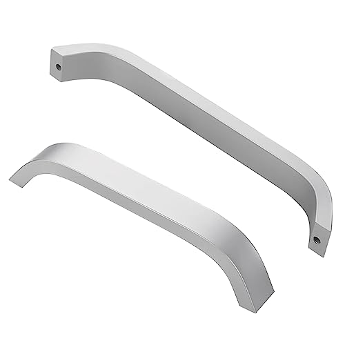 SZLXJMFL Küchengriffe Modern, 2 Stück Schrankgriffe Weiß, Massive Aluminium | Eloxierte Oberfläche, Lochzentren: 96-192 mm Bügelgriffe Kleiderschrank Zieht Griffe-171mm/6.7in von SZLXJMFL