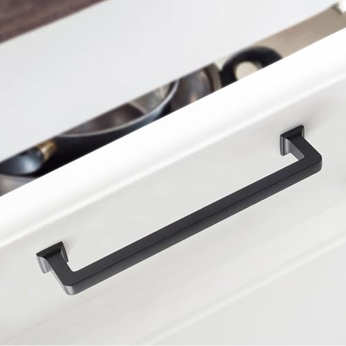 SZLXJMFL Küchengriffe Schwarz Matt, 2 Stück Möbelgriffe Zinklegierung Griffen | Sprühfarbe, Schubladengriffe Lochabstand: 96-320mm Schrankgriffe Schwarze Griffe für Kleiderschrank 224mm/8.8in SZLXJMFL Küchengriffe Schwarz Matt, 2 Stück Möbelgriffe Zinklegierung Griffen | Sprühfarbe, Schubladengriffe Lochabstand: 96-320mm Schrankgriffe Schwarze Griffe für Kleiderschrank 224mm/8.8in von SZLXJMFL