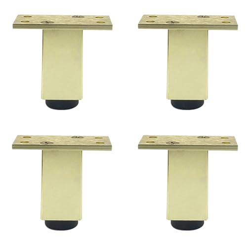 SZLXJMFL Möbelfuss Verstellbar, 4 Stück Mobelbeine Gold Möbelfüße Eckig Sofasfüße Aluminiumlegierung | Eloxierte Oberfläche Stützfüße Optionale Höhe: 6-40cm Sockelfuße TV Schrank 8cm/3.1" SZLXJMFL Möbelfuss Verstellbar, 4 Stück Mobelbeine Gold Möbelfüße Eckig Sofasfüße Aluminiumlegierung | Eloxierte Oberfläche Stützfüße Optionale Höhe: 6-40cm Sockelfuße TV Schrank 8cm/3.1" von SZLXJMFL