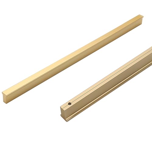 SZLXJMFL Möbelgriff Gold, 2 Stück Küchengriff Aluminiumlegierung | Eloxierte Oberfläche, Länge:115-1000 mm T-Leiste Türgriff, Schrankgriffe Mit Befestigungsschrauben-1000mm/39.3in SZLXJMFL Möbelgriff Gold, 2 Stück Küchengriff Aluminiumlegierung | Eloxierte Oberfläche, Länge:115-1000 mm T-Leiste Türgriff, Schrankgriffe Mit Befestigungsschrauben-1000mm/39.3in von SZLXJMFL