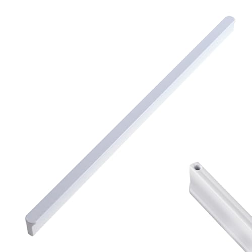 SZLXJMFL Möbelgriffe Weiss Lang, 2 Stück Schrankgriffe Aluminiumlegierung Griffen | Eloxierte, Schubladengriffe Lochabstand: 96-1160 mm Küchengriff Griffe für Kleiderschrank Weiß 960mm/37.8in von SZLXJMFL