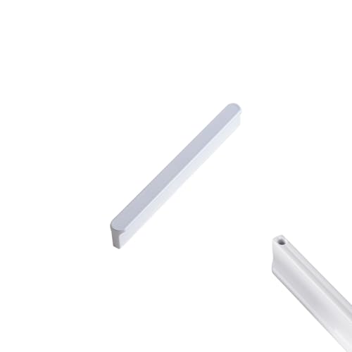 SZLXJMFL Schrankgriffe 160mm Lochabstand, 2 Stück Möbelgriffe Aluminiumlegierung Griffen | Eloxierte, Schubladengriffe Lochabstand: 96-1160 mm Küchengriff Weiß Griffe für Kleiderschrank 160mm/6.3in von SZLXJMFL