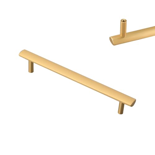 SZLXJMFL Schubladengriffe Vintage Messing, 2 Stück Möbelgriffe Massive Messing | Gebürstet, Küchengriffe 160mm Lochabstand Schrankgriffe Schublade Türgriffe Griffe für Küchenschränke 160mm/6.3in SZLXJMFL Schubladengriffe Vintage Messing, 2 Stück Möbelgriffe Massive Messing | Gebürstet, Küchengriffe 160mm Lochabstand Schrankgriffe Schublade Türgriffe Griffe für Küchenschränke 160mm/6.3in von SZLXJMFL