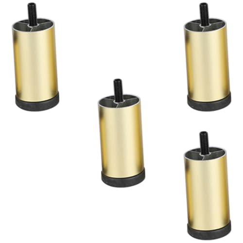 SZLXJMFL Sofa Füße Gold, 4 Stück Sofasfüße Verstellbar Sofasbeine Rund Aluminiumlegierung | Eloxierte Oberfläche Möbelfüsse Optionale Höhe: 6-30cm Schlafcouchfüße Sideboard Schränk Küche 6cm/2.4" SZLXJMFL Sofa Füße Gold, 4 Stück Sofasfüße Verstellbar Sofasbeine Rund Aluminiumlegierung | Eloxierte Oberfläche Möbelfüsse Optionale Höhe: 6-30cm Schlafcouchfüße Sideboard Schränk Küche 6cm/2.4" von SZLXJMFL
