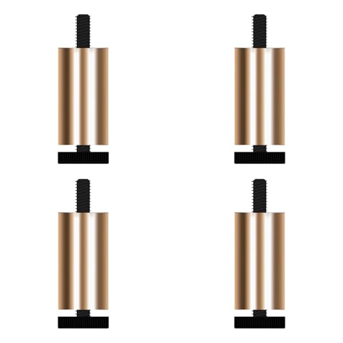 SZLXJMFL Sofa Füße Gold, 4 Stück Sofasfüße Verstellbar Sofasbeine Rund Aluminiumlegierung | Eloxierte Oberfläche Möbelfüsse Optionale Höhe: 6-40cm Schlafcouchfüße Sideboard Schränk Küche 6cm/2.4" SZLXJMFL Sofa Füße Gold, 4 Stück Sofasfüße Verstellbar Sofasbeine Rund Aluminiumlegierung | Eloxierte Oberfläche Möbelfüsse Optionale Höhe: 6-40cm Schlafcouchfüße Sideboard Schränk Küche 6cm/2.4" von SZLXJMFL