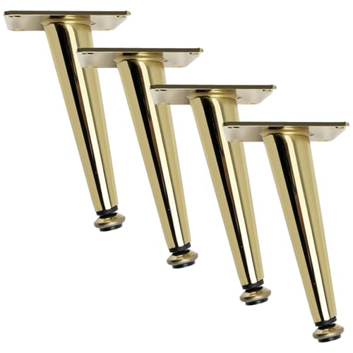 SZLXJMFL Tischsäule, 4 Stück Tischfüsse Verstellbar Tischbeine Gold Möbelfüsse Eisen | Eloxierte Oberfläche Möbelfüße Optionale Höhe: 10.5-72.5cm Stützfüße Sockelfüße 17.5cm/6.9" SZLXJMFL Tischsäule, 4 Stück Tischfüsse Verstellbar Tischbeine Gold Möbelfüsse Eisen | Eloxierte Oberfläche Möbelfüße Optionale Höhe: 10.5-72.5cm Stützfüße Sockelfüße 17.5cm/6.9" von SZLXJMFL