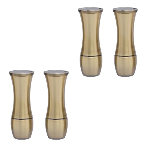 SZLXJMFL Tischsäule, 4 Stück Tischfüsse Verstellbar Tischbeine Grün Bronzefarben Möbelfüsse Aluminiumlegierung | Eloxierte Oberfläche Möbelfüße Optionale Höhe: 8-15cm Stützfüße Sockelfüße 12cm/4.7 von SZLXJMFL
