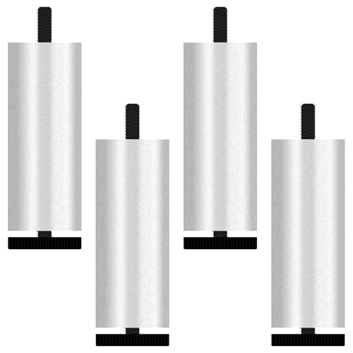 Schreibtischfüße, 4 Stück Tischfüsse Verstellbar Tischbeine Silber Möbelfüsse Aluminiumlegierung | Eloxierte Oberfläche Möbelfüße Optionale Höhe: 6-30cm Fernsehtischfüße Esstischbeine 20cm/7.9" Schreibtischfüße, 4 Stück Tischfüsse Verstellbar Tischbeine Silber Möbelfüsse Aluminiumlegierung | Eloxierte Oberfläche Möbelfüße Optionale Höhe: 6-30cm Fernsehtischfüße Esstischbeine 20cm/7.9" von SZLXJMFL