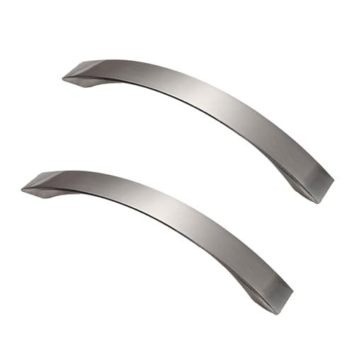 Schubladengriffe 96mm, 2 Stück Möbelgriffe Aluminiumlegierung Griffen | Galvanikfläche, Schrankgriffe Lochabstand 96mm Türgriffe Küchengriffe Schrank Griffe für Küchenschränke Gebürstet 96mm/3.8in von SZLXJMFL