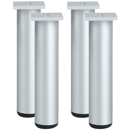 Sofafüße Mattes Aluminium, Möbelfüße, 4 Stück Sofas beine, Rund, Verstellbar Höhe: 6-40cm Sockelfuß Ø38mm Couchtisch TV Tisch Beistelltische Sofafüsse Möbelbeine Aluminiumlegierung-40cm/15.7" Sofafüße Mattes Aluminium, Möbelfüße, 4 Stück Sofas beine, Rund, Verstellbar Höhe: 6-40cm Sockelfuß Ø38mm Couchtisch TV Tisch Beistelltische Sofafüsse Möbelbeine Aluminiumlegierung-40cm/15.7" von SZLXJMFL