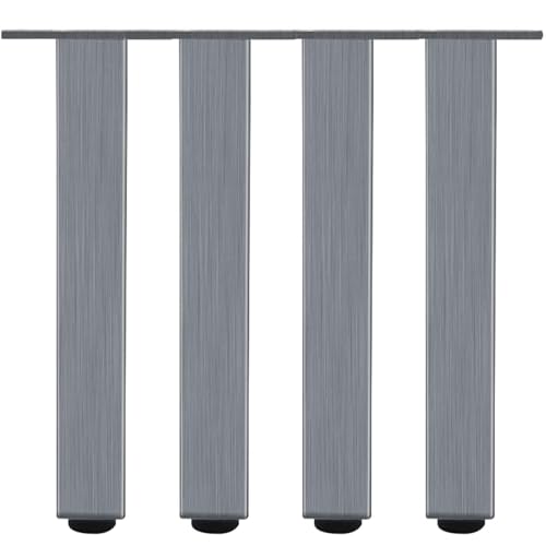 Tischbeine Verstellbar, 4 Stück Tischfüße Grau Tischfüsse Eckig Möbelfüße Aluminiumlegierung | Eloxierte Oberfläche Möbelfüsse Optionale Höhe: 6-60cm Couchtischfüße Schreibtischbeine 37cm/14.6" Tischbeine Verstellbar, 4 Stück Tischfüße Grau Tischfüsse Eckig Möbelfüße Aluminiumlegierung | Eloxierte Oberfläche Möbelfüsse Optionale Höhe: 6-60cm Couchtischfüße Schreibtischbeine 37cm/14.6" von SZLXJMFL