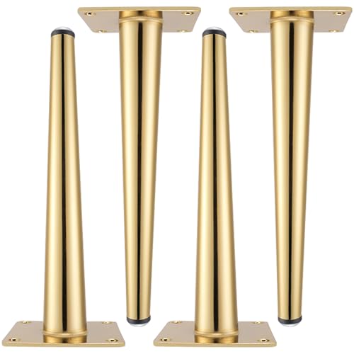 Tischsäule, 4 Stück Tischfüsse Ersatz Tischbeine Gold Möbelfüsse Kaltgewalztem Stahl | Galvanik Oberfläche Möbelfüße Höhe: 10-35cm Stützfüße Sockelfüße Küche Kleiner Sessel Bett Büros 20cm/7.9" Tischsäule, 4 Stück Tischfüsse Ersatz Tischbeine Gold Möbelfüsse Kaltgewalztem Stahl | Galvanik Oberfläche Möbelfüße Höhe: 10-35cm Stützfüße Sockelfüße Küche Kleiner Sessel Bett Büros 20cm/7.9" von SZLXJMFL