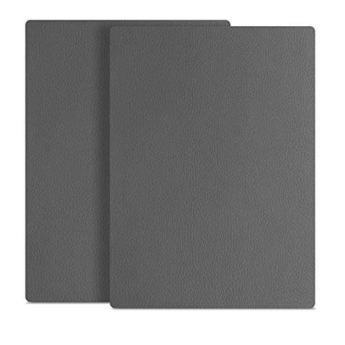 SZMMG Leder Reparatur Set Grau, 2er Kunstleder Reparaturset Lederflicken Selbstklebend, 20x28cm Kunstleder Selbstklebend, Leder Patch kit für Leder Restaurierung Risse Löcher, Autositze, Sofas SZMMG Leder Reparatur Set Grau, 2er Kunstleder Reparaturset Lederflicken Selbstklebend, 20x28cm Kunstleder Selbstklebend, Leder Patch kit für Leder Restaurierung Risse Löcher, Autositze, Sofas von SZMMG