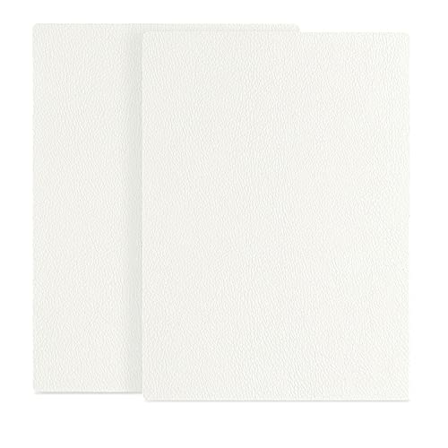 SZMMG Leder Reparatur Set Weiß, 2er Kunstleder Reparaturset Lederflicken Selbstklebend, 20x28cm Kunstleder Selbstklebend, Leder Patch kit für Leder Restaurierung Risse Löcher, Autositze, Sofas SZMMG Leder Reparatur Set Weiß, 2er Kunstleder Reparaturset Lederflicken Selbstklebend, 20x28cm Kunstleder Selbstklebend, Leder Patch kit für Leder Restaurierung Risse Löcher, Autositze, Sofas von SZMMG