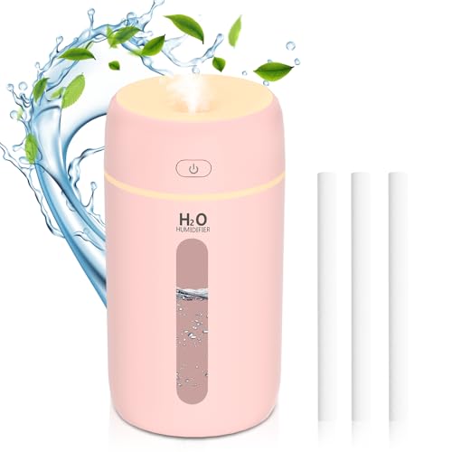 SZO Raumluftbefeuchter, Mini-Auto-Luftbefeuchter, Kinderzimmer-Luftbefeuchter, leiser Luftbefeuchter, Luftbefeuchter, automatische Abschaltung für Büro, Schlafzimmer, Auto, Schreibtisch, Kinderzimmer von SZO