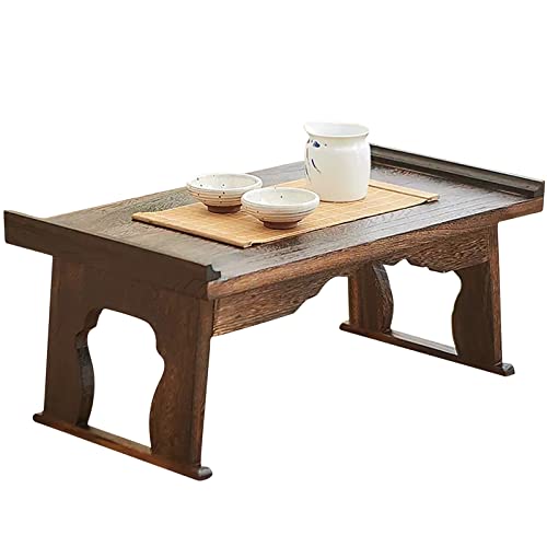 Klappbarer niedriger Tisch zum Sitzen auf dem Boden, kleiner Raum, japanischer Tatami-Tisch, Couchtisch, multifunktionaler niedriger Tisch, japanischer Boden-Teetisch (Farbe: Braun, Größe: 80 x 44 x Klappbarer niedriger Tisch zum Sitzen auf dem Boden, kleiner Raum, japanischer Tatami-Tisch, Couchtisch, multifunktionaler niedriger Tisch, japanischer Boden-Teetisch (Farbe: Braun, Größe: 80 x 44 x von SZPLLZY