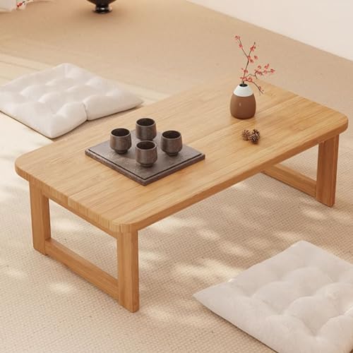 Klapptisch, keine Installation erforderlich, Erkerfenstertisch, Kang-Tisch für Zuhause, Tatami-Couchtisch, Schlafsaalbett, kleiner Esstisch für Hausaufgaben und Essen, geeignet zum Sitzen auf dem Bo von SZPLLZY