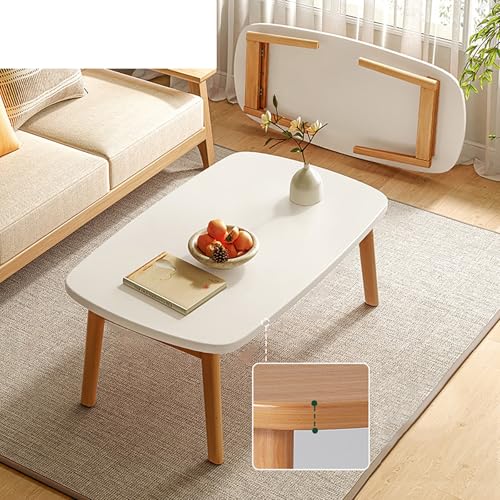 SZPLLZY Klappbarer Couchtisch, Bodentisch, multifunktionaler rechteckiger Teetisch aus Holz, minimalistischer Couchtisch aus Holz für Wohnzimmer, Esszimmer, Tee-Tatami, Starke Tragfähigkeit. SZPLLZY Klappbarer Couchtisch, Bodentisch, multifunktionaler rechteckiger Teetisch aus Holz, minimalistischer Couchtisch aus Holz für Wohnzimmer, Esszimmer, Tee-Tatami, Starke Tragfähigkeit. von SZPLLZY