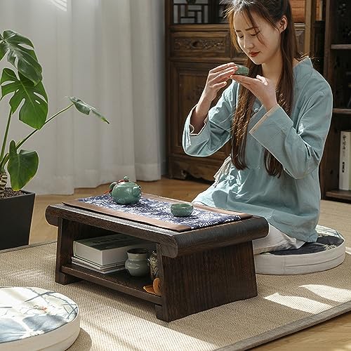 SZPLLZY Tragbarer Klapp-Couchtisch, Couchtisch aus Naturholz, Tisch, Niedriger Teetisch, Für Das Wohnzimmer Zu Hause,60 * 35 * 23Cm von SZPLLZY
