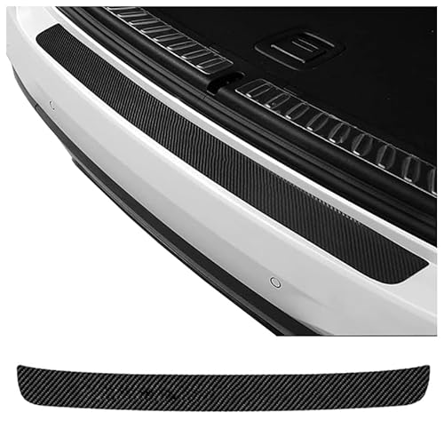 SZPXXX Auto Kohlefaser Heckstoßstangenschutz für Ford C-Max Grand ab Bj.2010, ladekantenschutzkofferraum,stoßstangenschutz Hund,Kohlefaser Stoßstangenschutz Aufkleber,Kratzschutz von SZPXXX