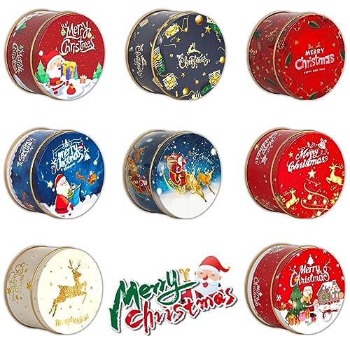 SüßIgkeiten Weißblech Vorratsbehälter 8 Stück Weihnachtsdose Keksdose Metall Weihnachten Weihnachten Keksdose Gutscheindosen Weihnachten Keksdose mit Deckel für Weihnachten SüßIgkeiten Verpackung SüßIgkeiten Weißblech Vorratsbehälter 8 Stück Weihnachtsdose Keksdose Metall Weihnachten Weihnachten Keksdose Gutscheindosen Weihnachten Keksdose mit Deckel für Weihnachten SüßIgkeiten Verpackung von SZQIUNUBI