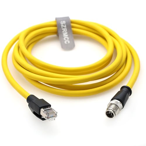 SZRMCC Cognex Ethernet-Kabel Ersatz CCB-84901-2001-05 RJ45 auf M12 8pin X-codierter Stecker Cat6 für In-Sight Vision Sensor DataMan Reader SZRMCC Cognex Ethernet-Kabel Ersatz CCB-84901-2001-05 RJ45 auf M12 8pin X-codierter Stecker Cat6 für In-Sight Vision Sensor DataMan Reader von SZRMCC