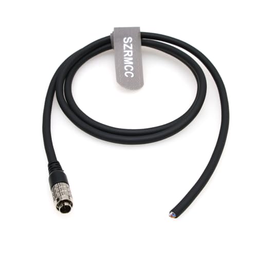 SZRMCC Hirose 8 Pin Stecker auf offenem Ende HR25-7TP-8P GPIO I/O Stromkabel für FLIR Flea3 GrassHopper3 GigE CCD Industriekamera Machine Vision (1m) von SZRMCC