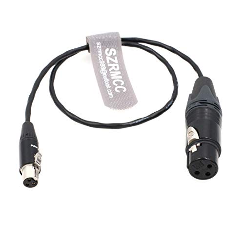 SZRMCC Mikrofonkabel für Soundgeräte 633 442 688 Mixer XLR 3 Pin Female auf Neutrik Mini XLR 3 Pin Female von SZRMCC