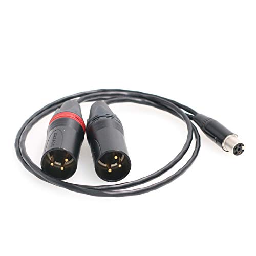 SZRMCC TA5F Mini XLR 5 Pin auf Dual XLR 3 Pin Audiokabel für Zaxcom QRX Field Mixer/Recorder Soundgeräte 633 664 688 788T von SZRMCC